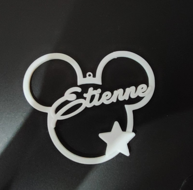 Boule de Noël Mickey personnalisable