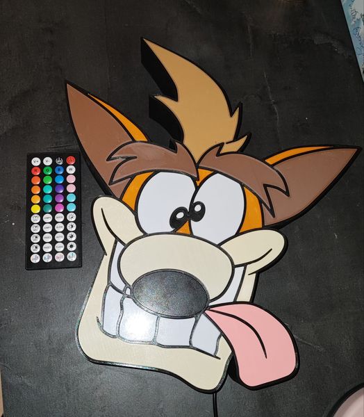 Lampe LED RGB Crash bandicoot