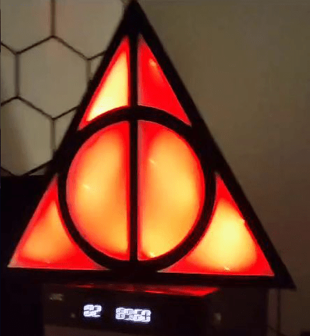 Lampe LED Harry Potter Les reliques de la mort