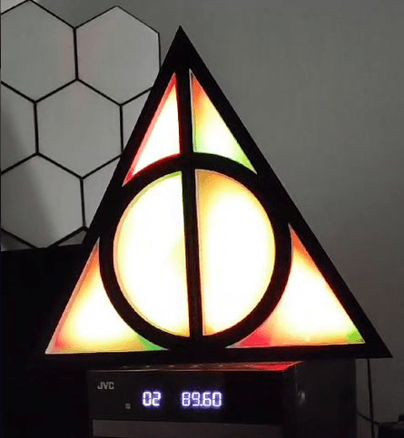 Lampe LED Harry Potter Les reliques de la mort