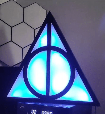Lampe LED Harry Potter Les reliques de la mort