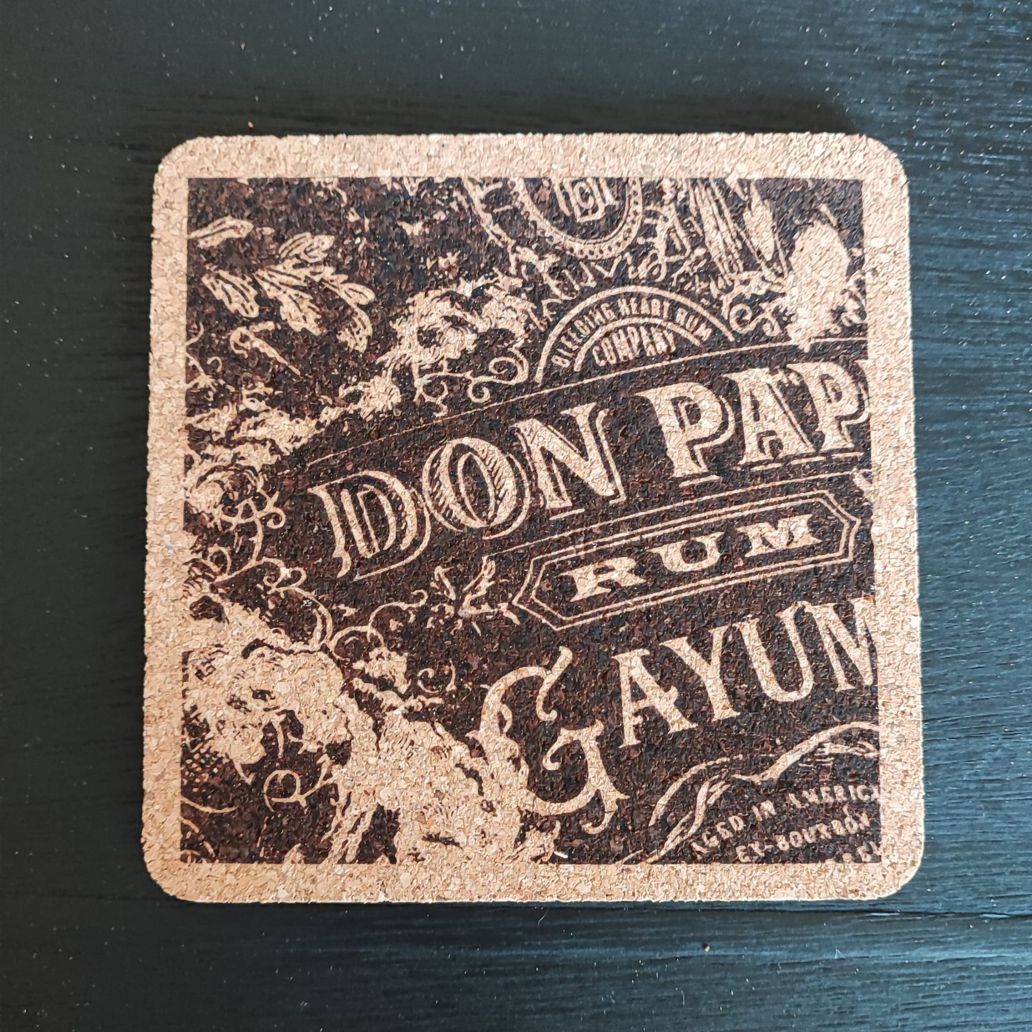 dessous de verre liege don papa